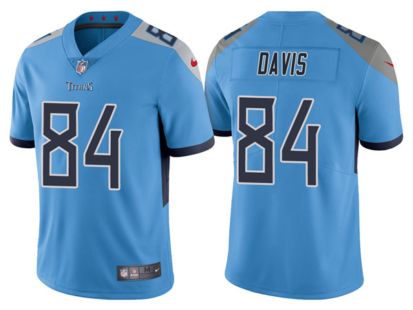Men's Tennessee Titans #84 Corey Davis Blue Vapor Untouchable Limited Stitched NFL Jersey
